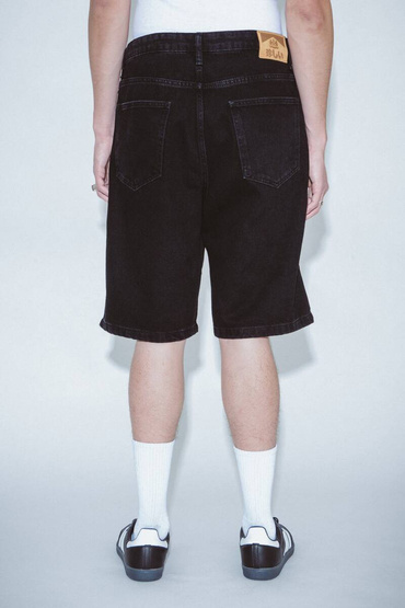 Fucking Awesome Striped Jean Short (Black)