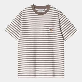 Carhartt WIP S/S Seidler Pocket T-Shirt (Branch/ White)