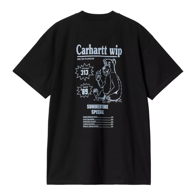 koszulka Carhartt WIP S/S Catalogue C Logo T- (Black/Bluebird)