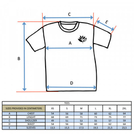 koszulka Magenta M Skyline Tee - Natural 