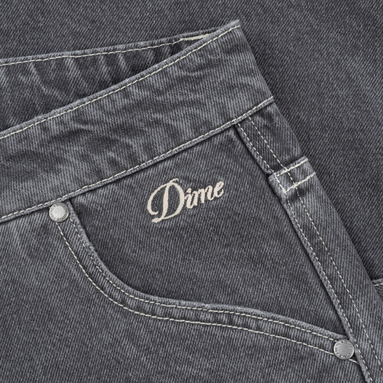 Dime Classic Denim Shorts faded black