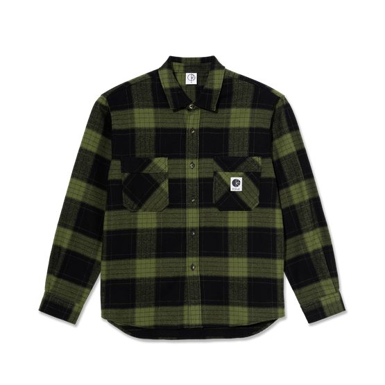 Koszula Polar Mike LS-Shirt Flannel army green