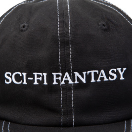 Sci-Fi Fantasy Flat Logo Hat (Black)