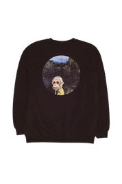 Fucking Awesome Landscape brainscape crewneck black