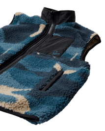 by Parra Infinite bird reversible vest (Navy/Beige)