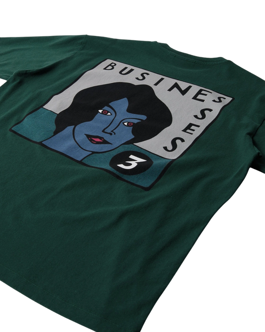 By Parra Nothing please t-shirt pine green