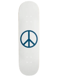 Deska Violet Peace deck white blue