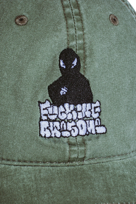 Czapka Fucking Awesome Fieldtrip 1998 Embroidered 6 panel hat olive
