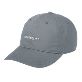 Carhartt WIP Canvas Script Cap (Dove Grey / Wax)