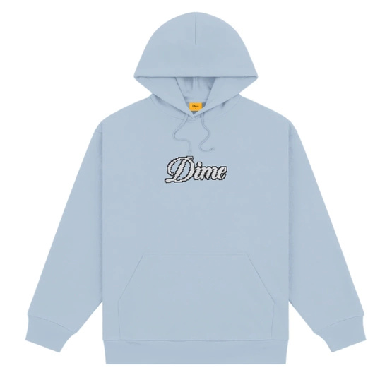  Dime Pixel Cursive Hoodie (Stone Ice)