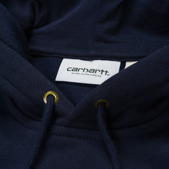 bluza Carhartt WIP Hooded Chase Sweatshirt (Dark Navy/Gold)