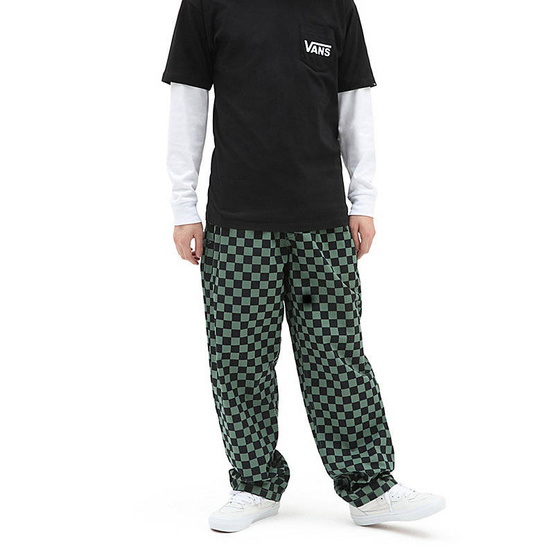 Spodnie Vans Range Baggy Tapered Elasticm Waist Trousers (Green/Black)