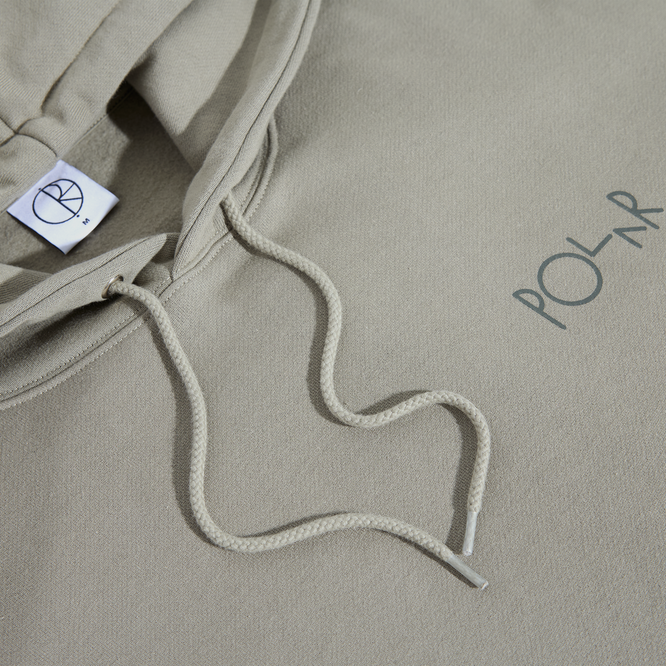 bluza Polar Dave Hoodie | Stroke Logo (Vetiver)