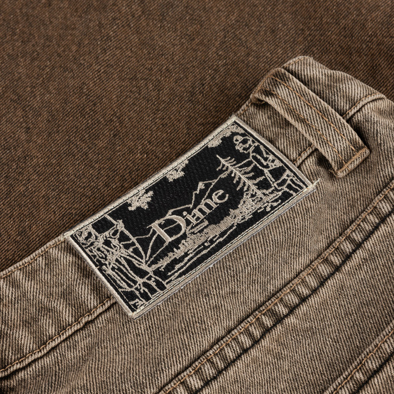 Dime Classic Baggy Denim Pants (Dipped Sandblasted Brown)