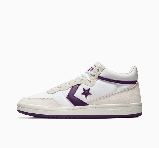 Converse Fastbreak Pro Mid (White/ Vaporous Gray/ Purple)