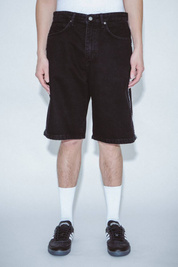 szorty Fucking Awesome Striped Jean Short (Black)