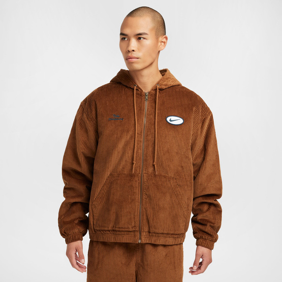 Nike Sb Full-Zip Hooded Corduroy Skate Jacket