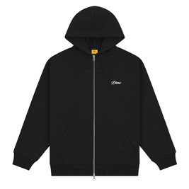Bluza Dime Cursive Small logo Zip hoodie vintage black