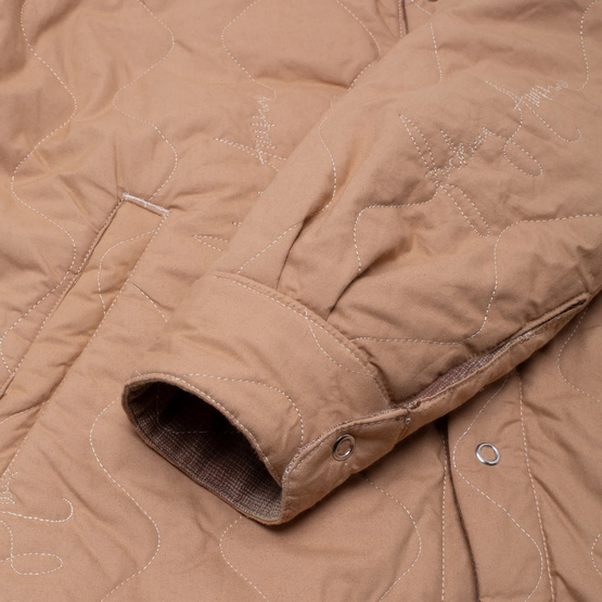 Fucking Awesome Lightweight Reversible Flannel Jacket (Tan/Brown)