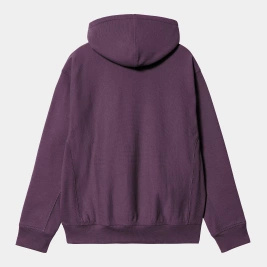 bluza Carhartt WIP Hooded American Script (Huckleberry)