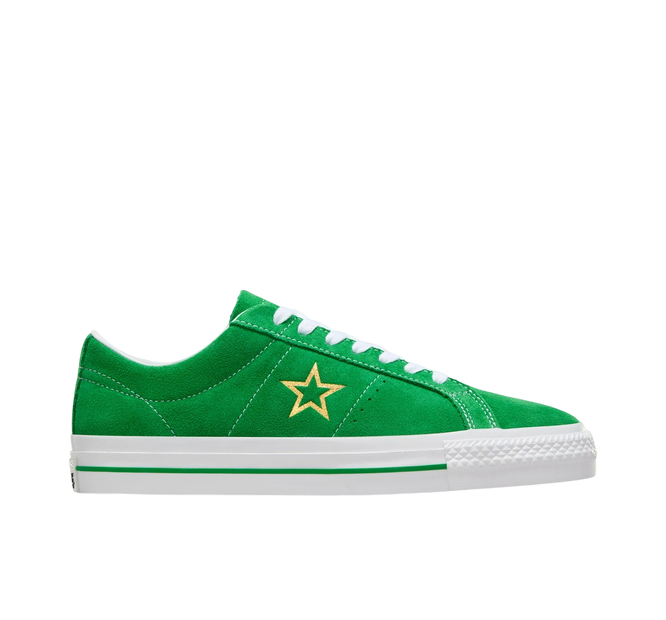 Converse One Star Pro (Green/White/Gold)