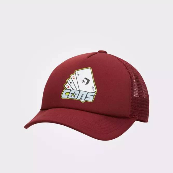 czapka Converse Cons Graphic Trucker Cap (Red)