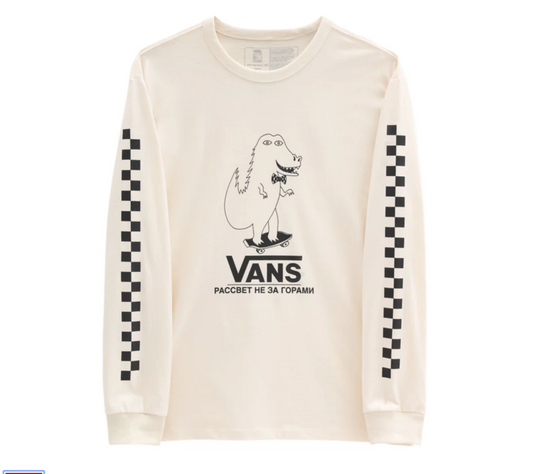 VANS X RASSVET OFF THE WALL CLASSIC LONG SLEEVE T-SHIRT