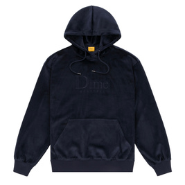 bluza Dime Classic Velour hoodie navy