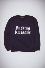 crewneck Fucking Awesome Ancient Script  Crewneck (Navy)