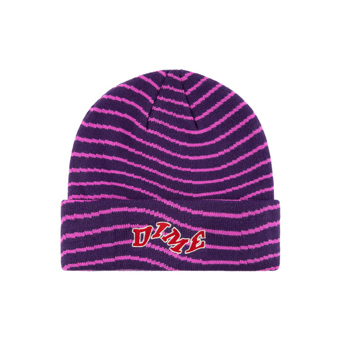 Czapka Dime College Wave cuff beanie burgundy