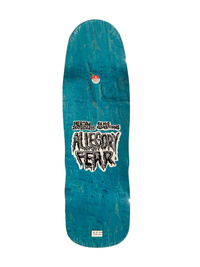 Heroin Skateboards DD Allegory of Fear deck 10.1" blue