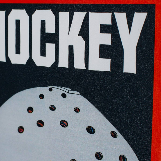 Hockey Half Mask Black Deck