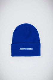 czapka Fucking Awesome Little Stamp Embroidered Beanie (Royal Blue)