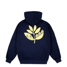 magenta sf plant hoodie navy
