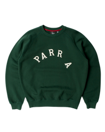 crewneck by Parra Drunk Parent Crewneck sweatshirt (Green)