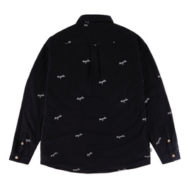 Magenta Scribe overshirt black