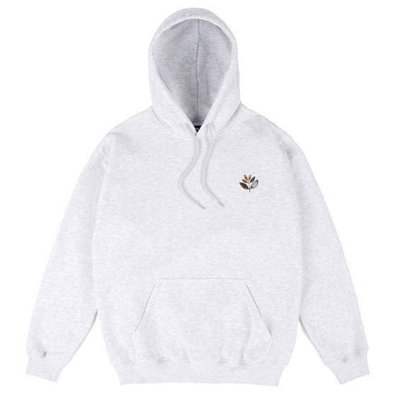 magenta fall leaf hoodie ash
