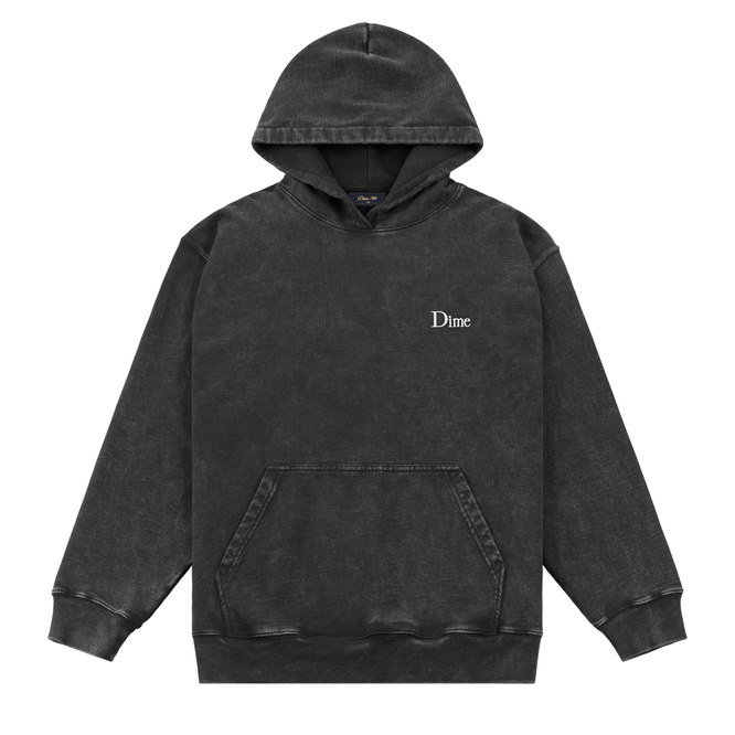  Dime French Terry hoodie faded black