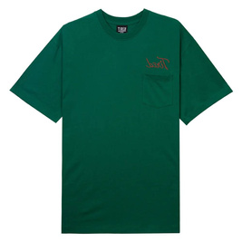 Tired Workstation Pocket Tee  (Dark Green)