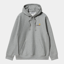 bluza Carhartt WIP Hooded American Script Sweatshirt (Grey)