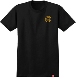 Spitfire Classic Swirl Tee (Black/Gold)