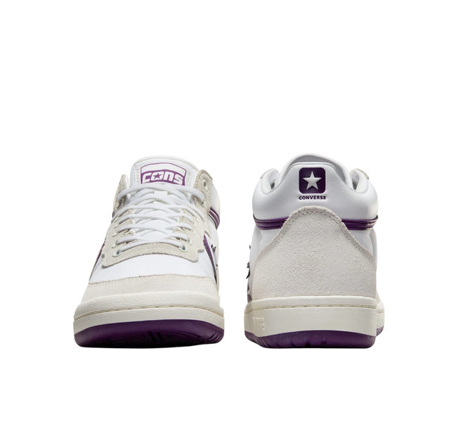 Converse Fastbreak Pro Mid (White/ Vaporous Gray/ Purple)