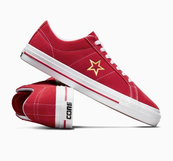 buty Converse One Star Pro OX (Versity Red/ White/ Gold)