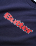 Butter Outline Logo Tee Navy