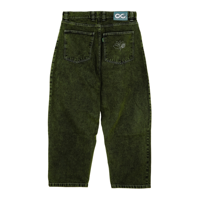 Spodnie Magenta OG Denim pants stitch green denim