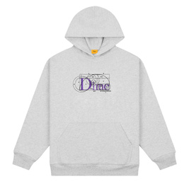 Dime Classic ratio hoodie grey