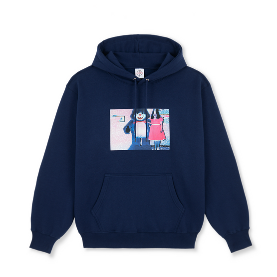 Bluza Polar Dave hoodie pink dress blue