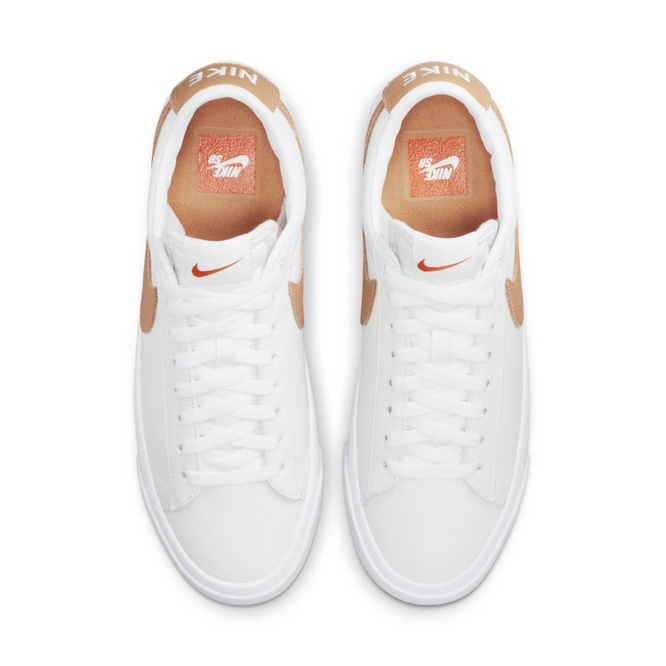 Buty  Nike Sb Zoom Blazer Low Pro Gt ISO White/lt Cognac-white-lt Cognac