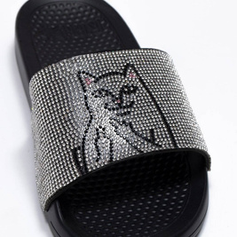 klapki ripndip Lord Nermal rhinestone black