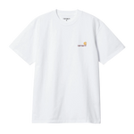 koszulka Carhartt WIP S/S American Script T (White)